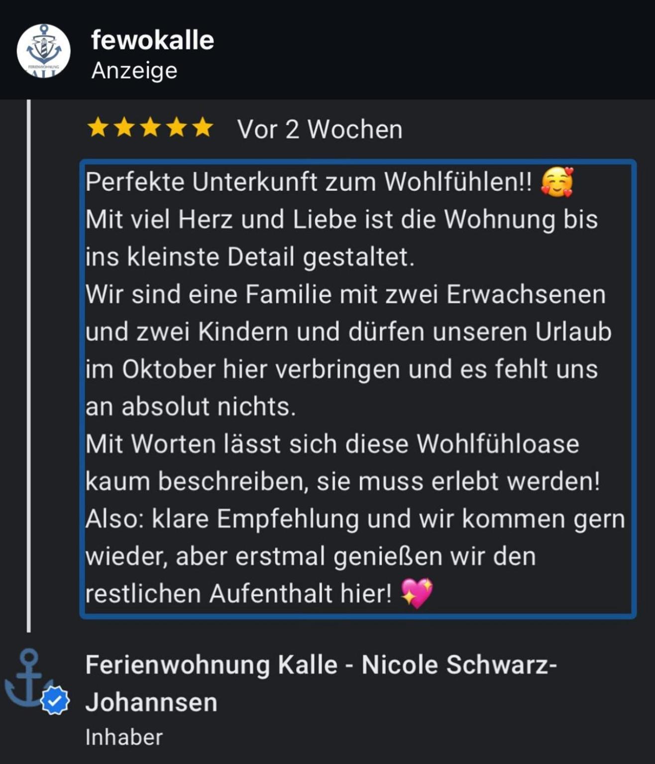 Ferienwohnung Kalle Osterbruch Экстерьер фото